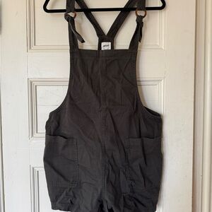 Aerie Charcoal Overalls